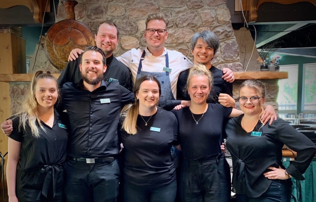 Sunwapta Falls restaurant team in jasper